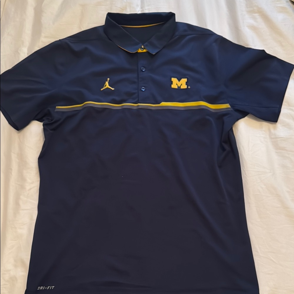 University of Michigan Nike Jordan Men's Polo Shirt